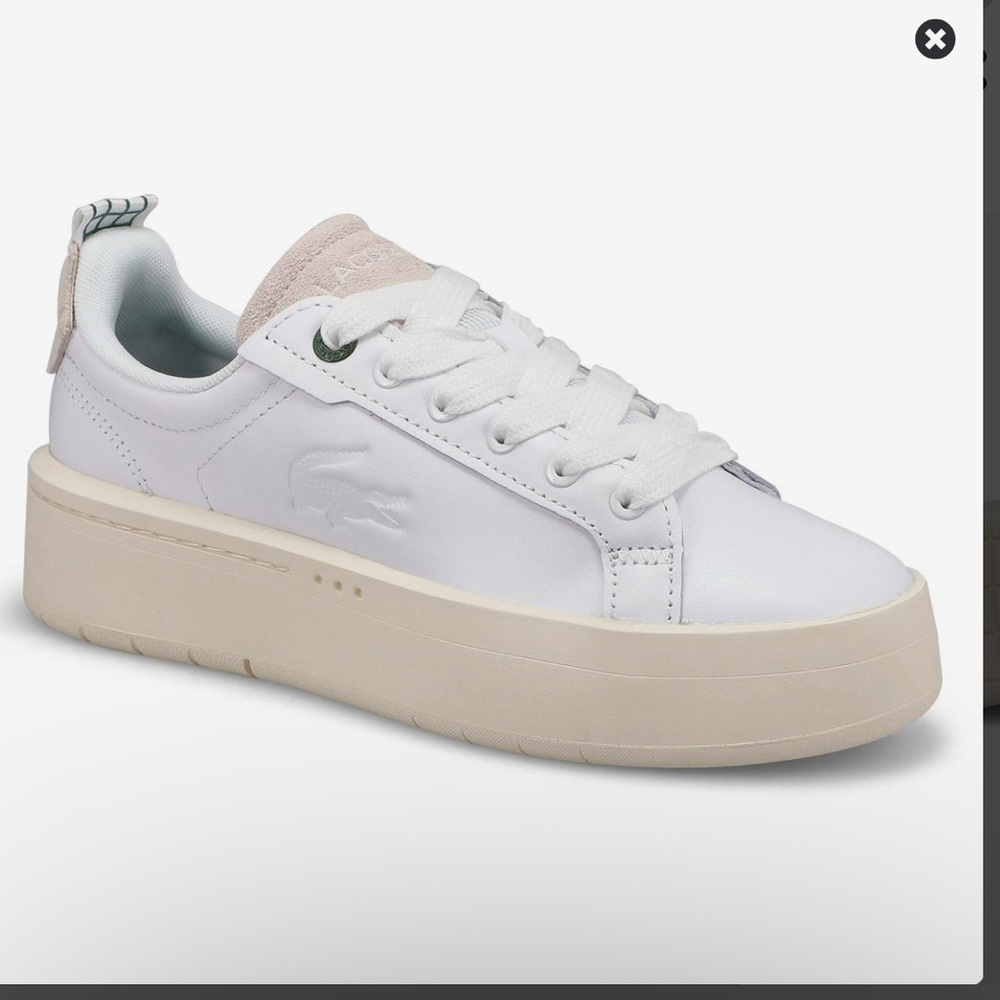 Lacoste Women's White Platform Sneakers